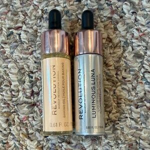 Revolution Makeup Baking Oil and Highlighter Set